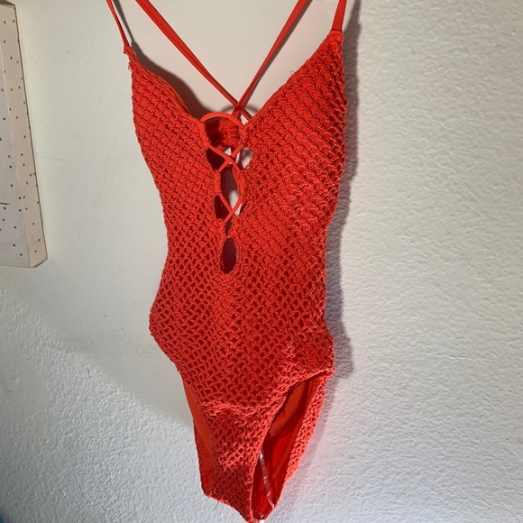 NWT lucky brand knitted swimsuit size medium - Picture 4 of 16